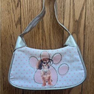vintage mini dog bag
